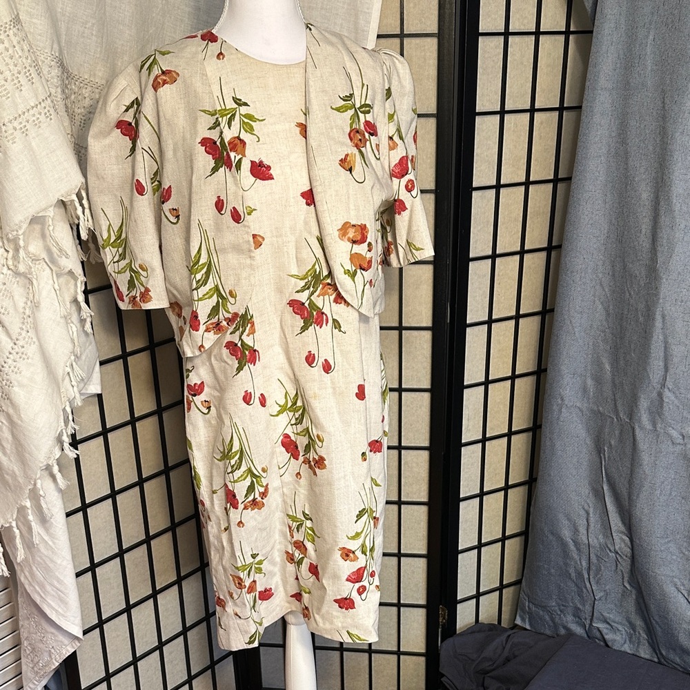 Francoise De France Midi Dress with Jacket